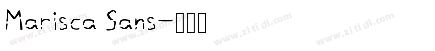 Marisca Sans字体转换